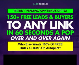 60 Second Traffic App-Get Automated Traffic For All Your Affiliate Programs