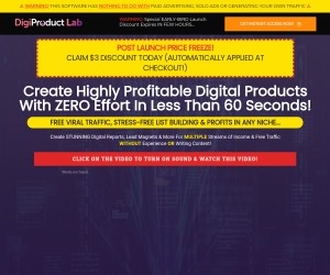 In 60 seconds, have your own product! No Work Needed