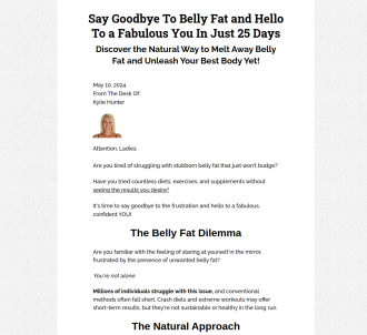 Bye Bye Belly Fat: Vol. 1 - Unlocking The Secrets To Losing Belly Fat          