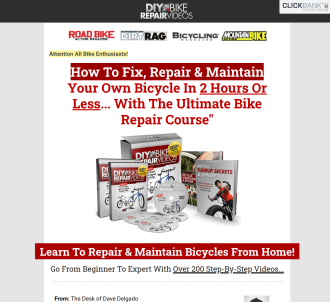 Newly Updated! Diy Bike Repair Course - Red Hot Conversions!                   
