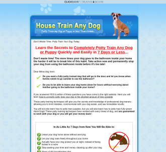How To Housetrain & Potty Train Any Dog                                        
