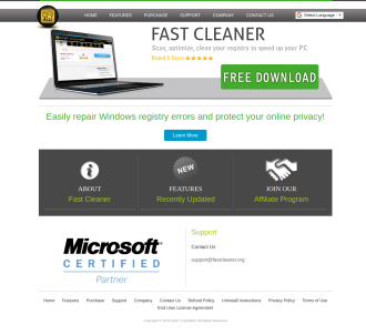 Fastcleaner - The #1 Registry Cleaner And Privacy Protector                    