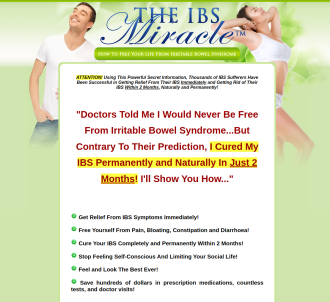 The Ibs Miracle (tm) With Free 3 Months Consultations                          