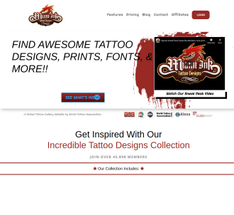 The Ultimate Tattoo Design Collection                                          