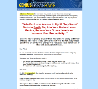 Genius Brain Power MP3 Audio Package                                           