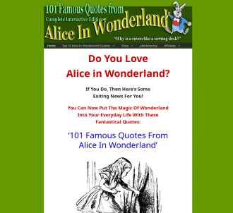 101 Famous Quotes From Alice In Wonderland                                     