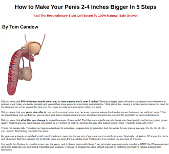 Penis Enlargement Remedy - Our Tailor-made Questionnaire Makes Us #1!          