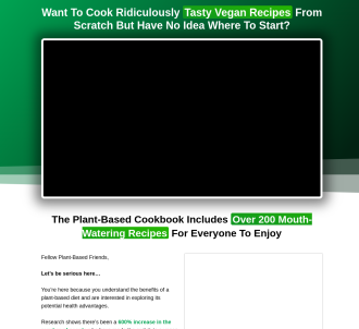 Plant Based Recipe Cookbook 2.0 - 100+ Done-for-you Vegan Recipes              