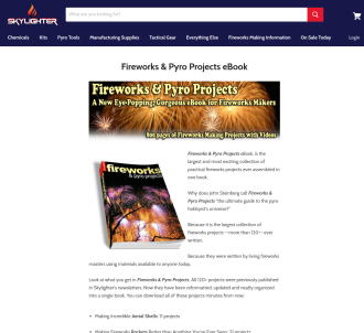 Fireworks & Pyro Projects Ebook                                                