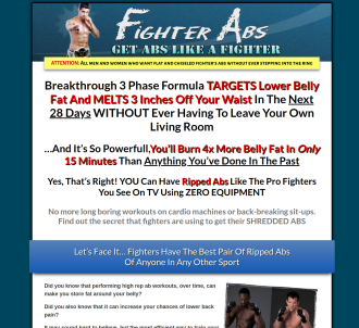 New 4-minute Fighter Abs - Highest Converting Ab Offer On The Internet         