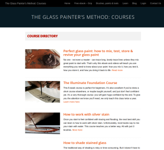 The Glass Painters Method                                                      
