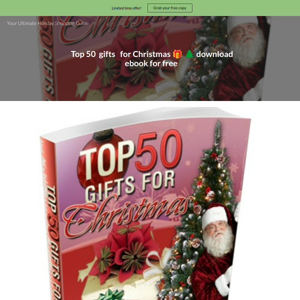 Struggling for Gift Ideas? 🎄 Get the Top 50 Christmas Gifts for FREE!