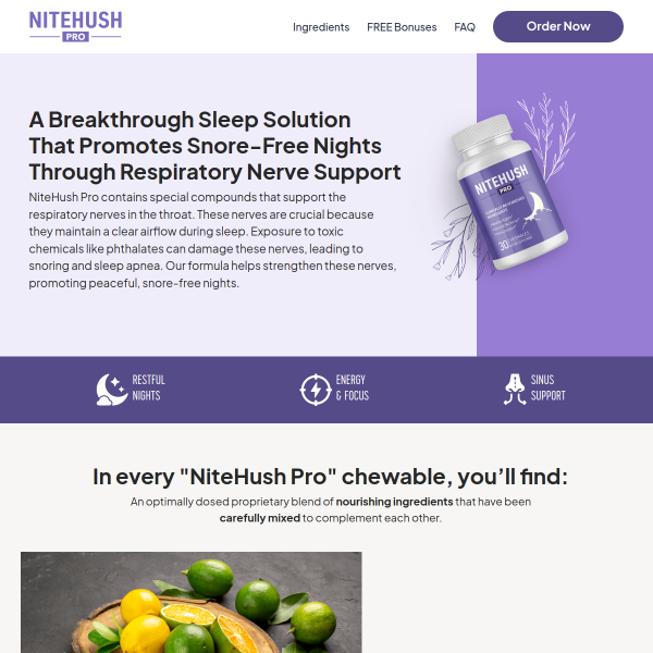 NiteHush Pro: Fix Snoring from the Root?