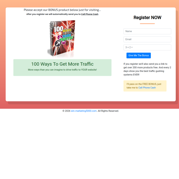 NEW $1,000 Per Day Done-For-You Website