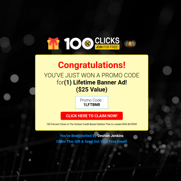 Boost Your Traffic and Earnings with 100 Percent Clicks Safelist - Join Now!