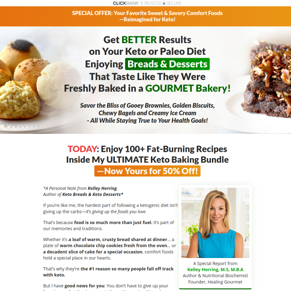 Keto Breads & Keto Desserts