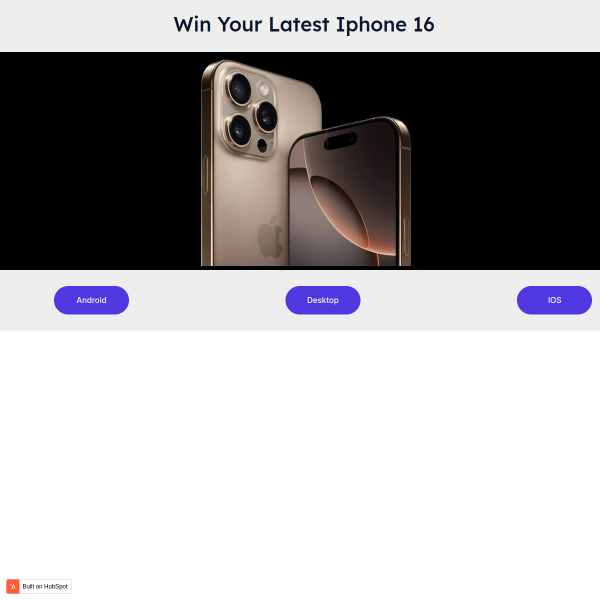 Claim Your Latest Iphone Now!