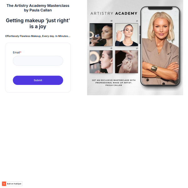 The Artistry Academy Masterclass