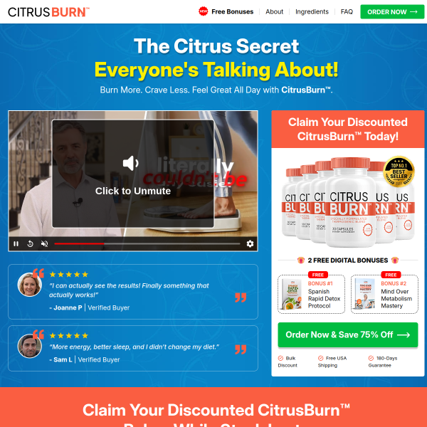 🔥 Your body senses when it's out of balance…CitrusBurn