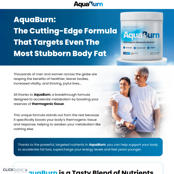 💧 Your body functions better when there's balance in your routine. Aquaburn