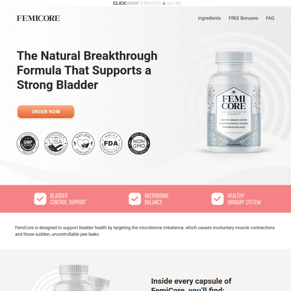 The Natural Breakthrough Formula That Supports a Strong Bladder