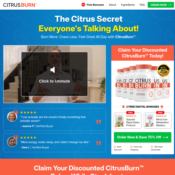 CitrusBurn - HOT New WEIGHT LOSS Supplement For 2026