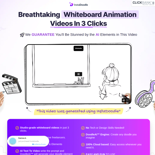Breathtaking Whiteboard Animation Videos In 3 Clicks
