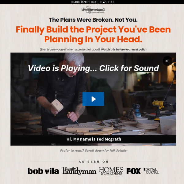The World's Largest Collection of 16,000 Woodworking Plans!