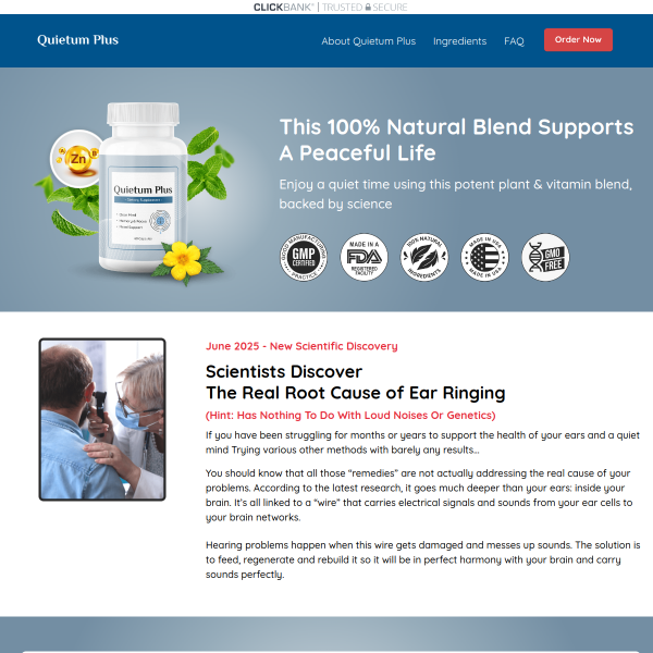 🧠 “Doctors Couldn’t Explain It… But This Simple Formula Restored My Hearing Naturally”