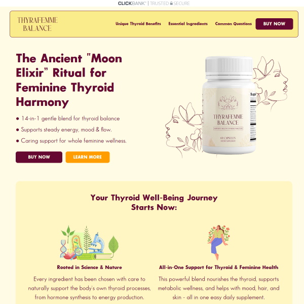 Thyrafemme Balance New Japanese-Inspired Thyroid