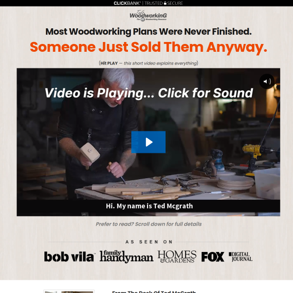 The World's Largest Collection of 16,000 Woodworking Plans!