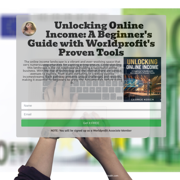 How to unlock your online income