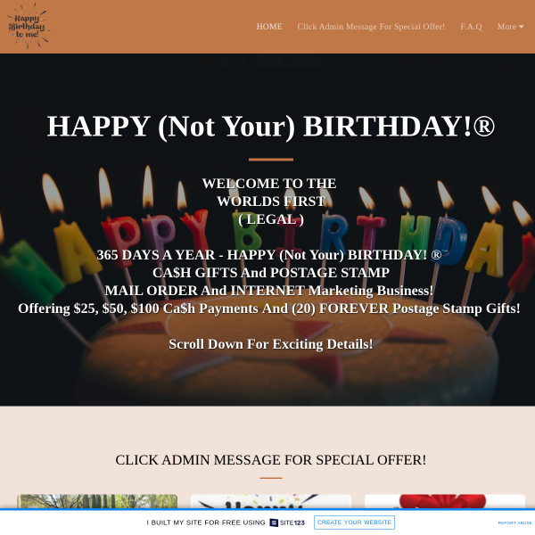 Birthday Gifts All Year Long!