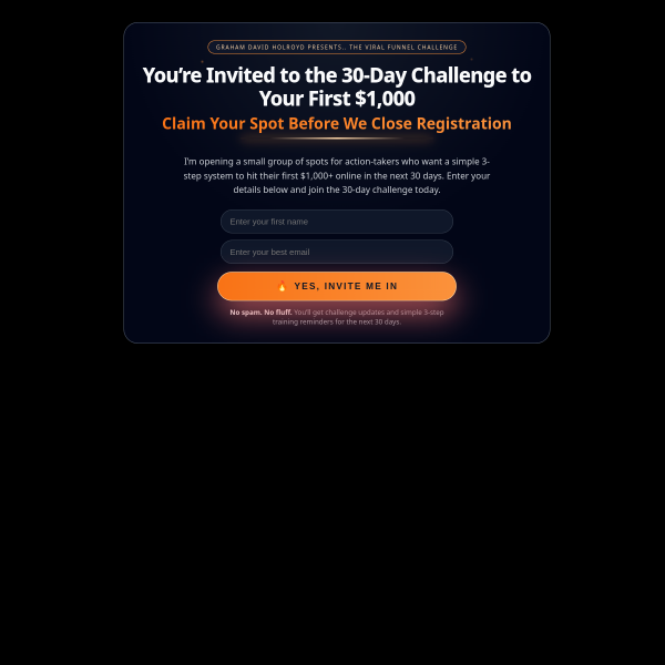 Can You Follow a 30 Day Plan?