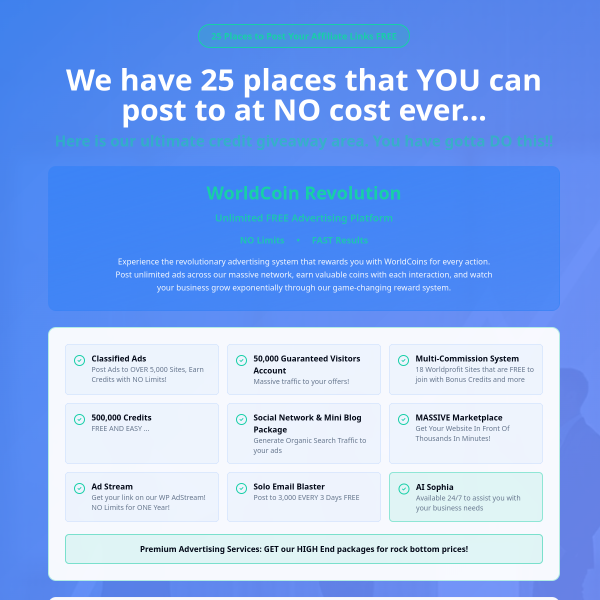 Exposed: 25 Places You Can Post Free