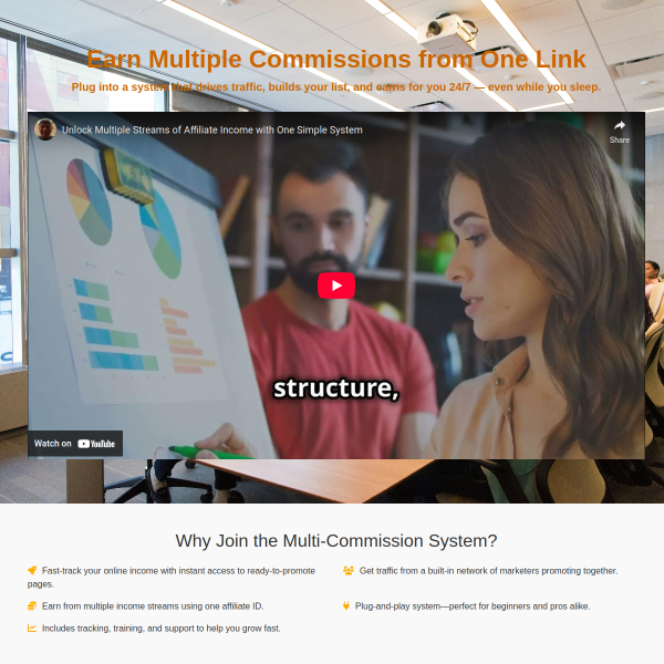 This Affiliate System Pays You… Again and Again!