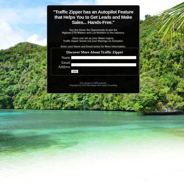 Traffic Zipper Sends out your Mailings on Autopilot