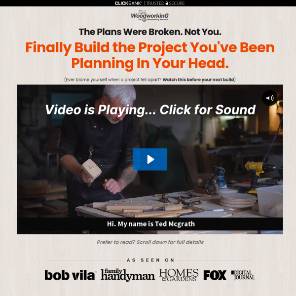The World's Largest Collection of 16,000 Woodworking Plans!