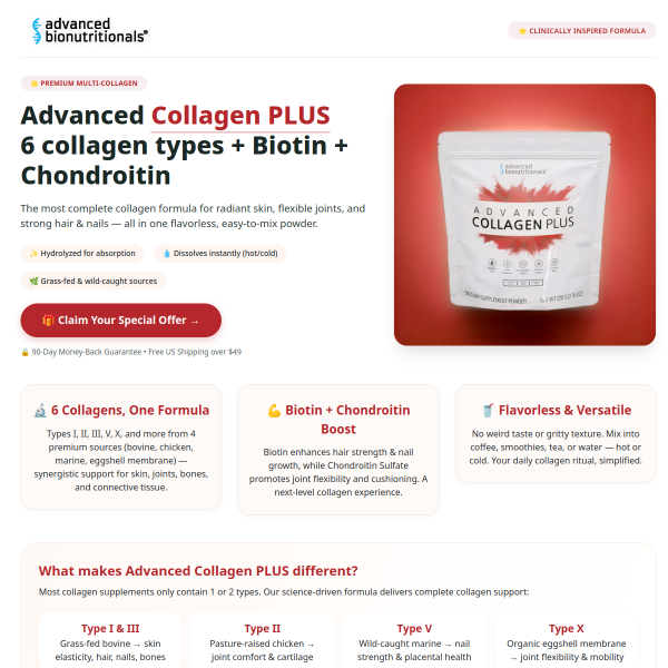 6 Collagen Types? Finally.