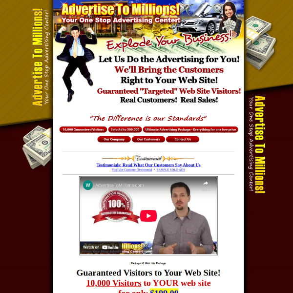 Can You Advertise to Millions? Yes!