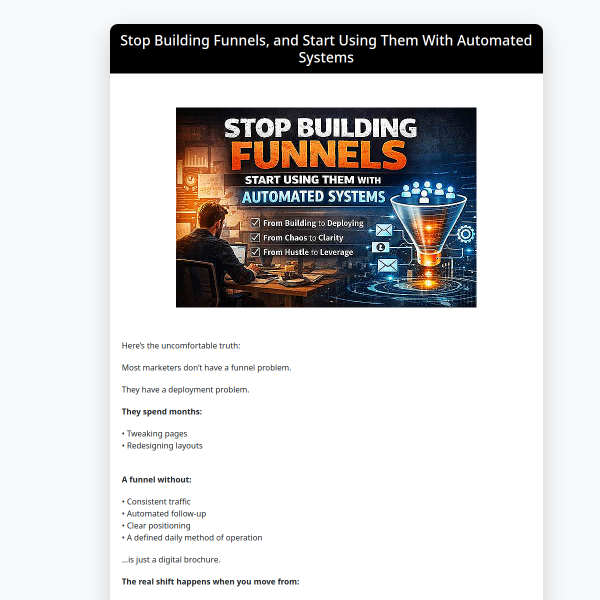 Solve Your Deployment Problem