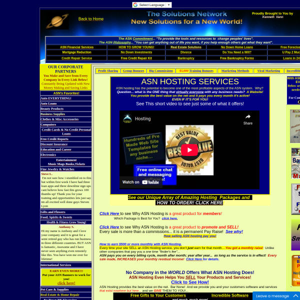 ASN HOSTING SERVICES