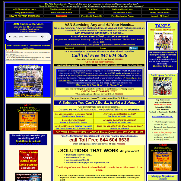 Do you have a problem?... We have a solution!