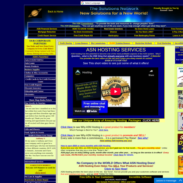 ASN HOSTING SERVICES