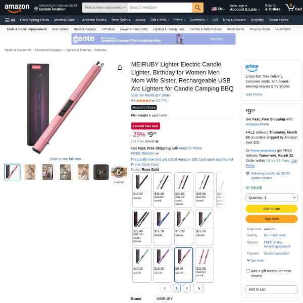 The Future of Fire: MEIRUBY Electric Candle Lighter – The Ultimate Eco-Friendly Tool