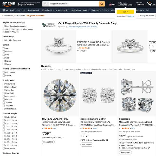 Luxury Diamonds Without the Luxury Price