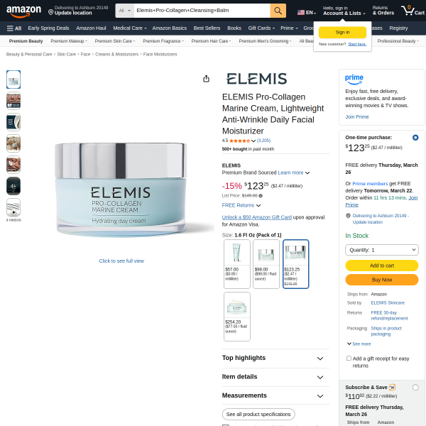 The Gold Standard of Hydration: ELEMIS Pro-Collagen Marine Cream