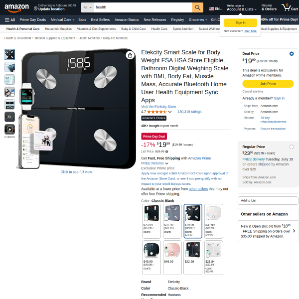 Why the Etekcity Smart Scale is a Game-Changer for Tracking Body Weight and Wellness Goals