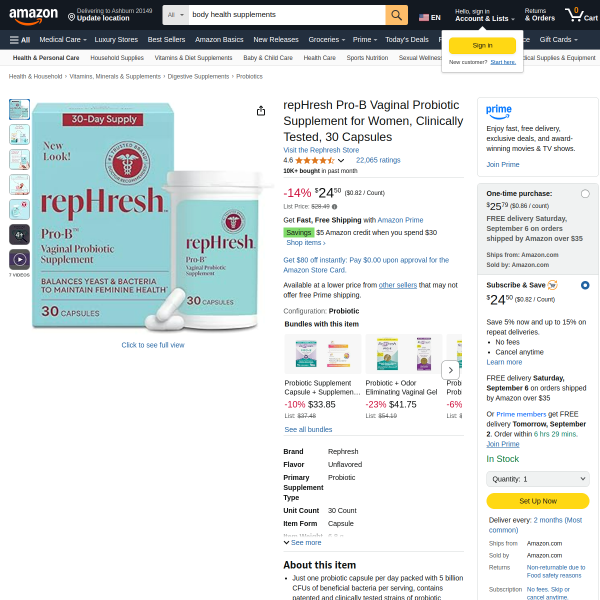Support Vaginal Health & pH Balance with RepHresh Pro-B!