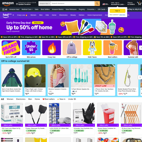 Early Prime Day Deals